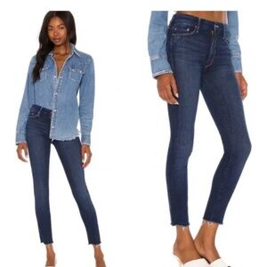 MOTHER Looker Ankle Fray So Good 25